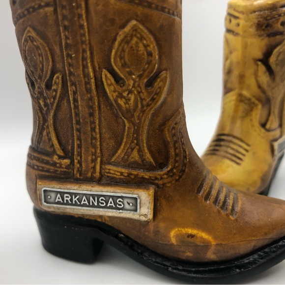 Arkansas Cowboy Boots Salt and Pepper Shakers - Picture 3 of 7